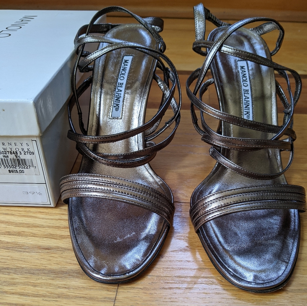 NWT MANOLO BLAHNIK Tabanew strappy sandal